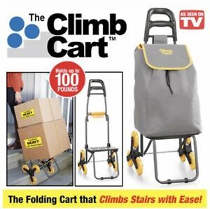 Climb Cart is a Tri-wheel designed shopping trolley Up To 35kg As Seen On TV NEW