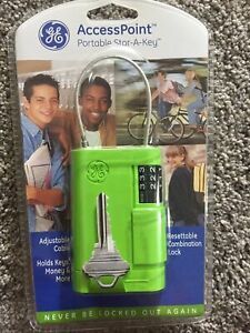 1 New Lockbox Key Portable Storage for Home, AirBnB, Shed, Real Estate, 3 digit