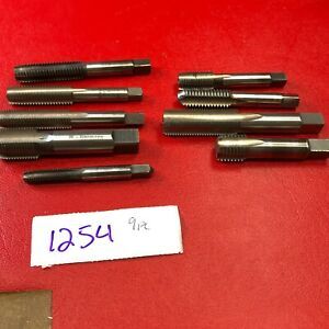 Mixed lot Machinist Tools,  Tool bit, tap different size bits 9 pc