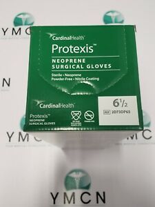 Lot (50) Cardinal Health 2D73DP65 Protexis Neoprene Nitrile Gloves Size 6.5