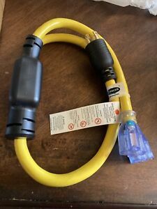 Conntek Y1450520S 14-50P to (2) 5-15 / 20R 50 Amp 125/250V Generator Y-Adapter