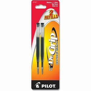 Dr Grip Center of Gravity Pilot Ballpoint Pen Refill in Black - Medium Point NEW