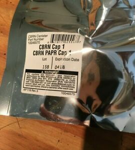 OEM MSA CBRN canister part.no. 10046570 expiration date 04/18 vacuum sealed