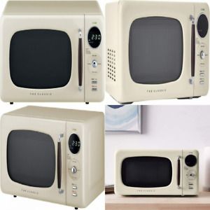 WINIA WOR07R3ZEC Retro Microwave, 0.7 Cu. Ft, Cream