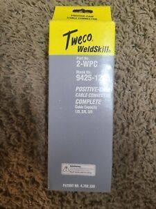 New TWECO 2-WPC CABLE CONNECTORS 1/0-3/0 9425-1225 positive cam