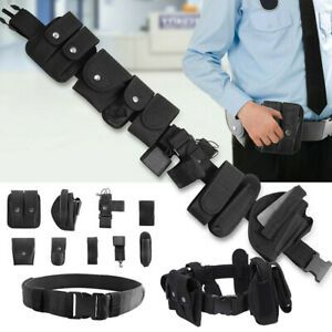 Police Security Guard Modular Enforcement Equipment Duty Belt Tactical 600 Nylon