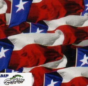 19X393&#034; Water Transfer Print Film PVA Hydrographic CAMO UNION JACK FLAG TX