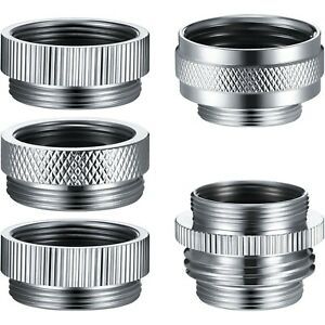 Faucet Adapter Kit, Brass Aerator Adapter Male Female Sink Faucet Adapter Con...