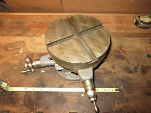 Vintage Mastercraft tools # 700 machinist Milling Rotary table USA made 7 1/2&#039;&#039;