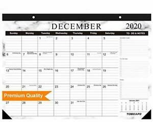 Tobeape 2020-2021 Desk Calendar, Large Monthly Pages 17 x 12 inches Wall