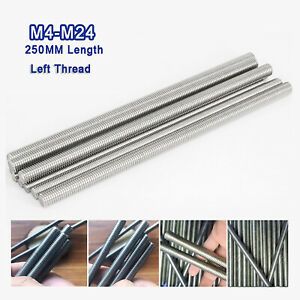 Fine Thread M6~M20 Stainless Steel Threaded Rod Full Thread Studding Bar 250mm