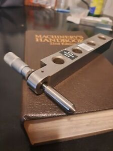 DEPTH INSPECTION FIXTURE 6&#034; BLADE STARRETT 1/2&#034; MICROMETER HEAD 2.0&#034;-2.5 DEPTH