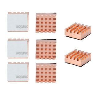 Cooling Fin Pure Copper Heatsink With Cooling Function For Motherboard CPU