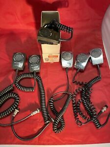 7 ASTATIC CB RADIO HAND MICROPHONES AND 4 OTHERS
