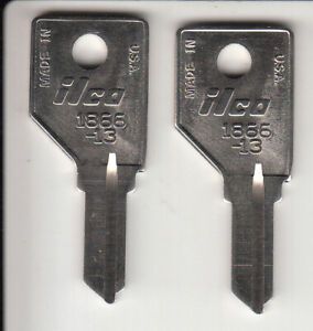 lot of 2 ILCO 1866-13 Key Blanks Trimark, Pundra PUN-2D Equiv