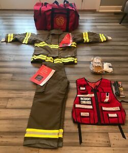 Complete Set FYRE PEL DSX Turnouts New With Tags+ Bag &amp; more