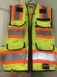 Medium SECO Class 2 Safety Utility Vest Size 46 M