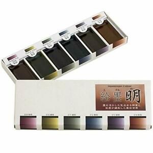 Boku-undo Solid Ink (Picture Ink) Ming 6-Color Set 15459 (Japan Import)