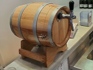Wine barrel kegerator