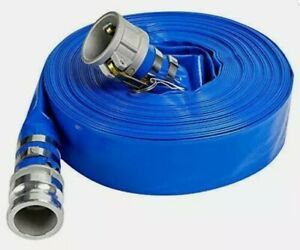 LEBLEBALL 1 1/2&#034; x 50 FT Blue Backwash Hose Reinforced Hose for Swimming...