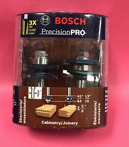 Bosch Precision Pro 85625MC 2 pc. Carbide-Tipped Ogee Stile and Rail Bit Set