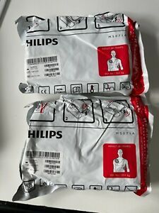 Pair of 2 New Philips HeartStart M5071A Adult Smart Pads Cartridges 2021-10-31