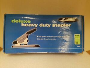 Swingline Deluxe Heavy Duty Stapler 160 Sheet Paper Thick Capacity Office Gray