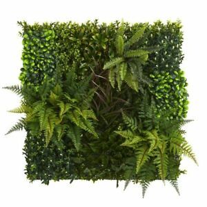 LMulticolor 29&#034; x 29&#034; Artificial Living Wall UV Resistant (Indoor/Outdoor) - 29&#034;