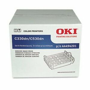 Oki 44494201 Drum, 20,000 Page-Yield, Black, 1 Each (OKI44494201)