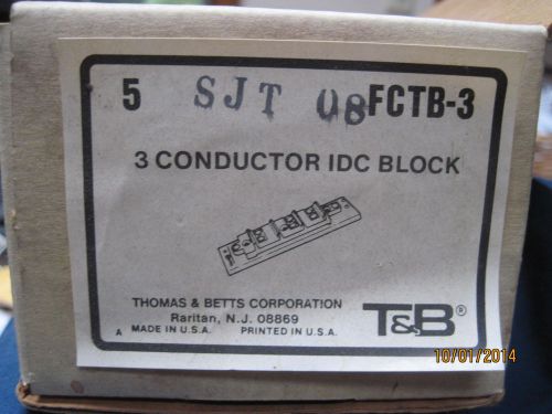 T&amp;B FCTB-3 IDC BLOCK 3 CONDUCTOR