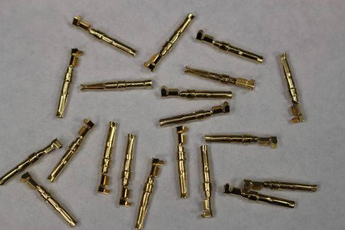 Lot100 d-sub crimp/crimping pins female cable/cord/wire db25/15/9 end/connector for sale