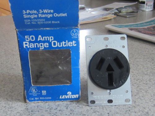 Leviton flush mount power outlet  50  amp 125/250v for sale
