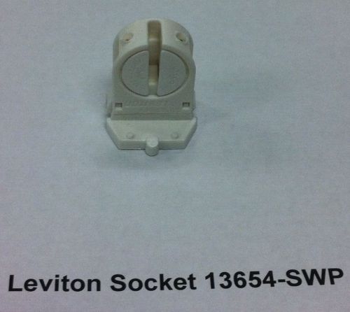 Leviton socket 13654-swp package of 8 for sale