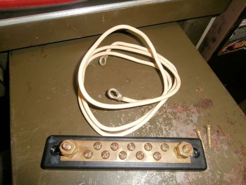 Cole Hersee M-449 10 Terminal Busbar * Complete, In Good Condition