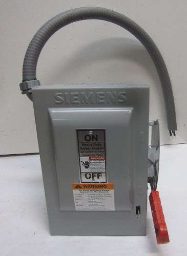 Siemens safety switch 600v 30a (hnf361) for sale