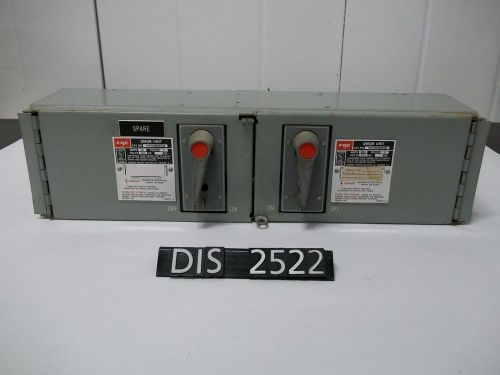 Federal Pacific 600 Volt 60 Amp Fused QMQB Panelboard Switch (DIS2522)