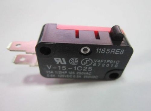 10pcs micro switch spdt hinge roller lever 15a v-15-1c25 for sale