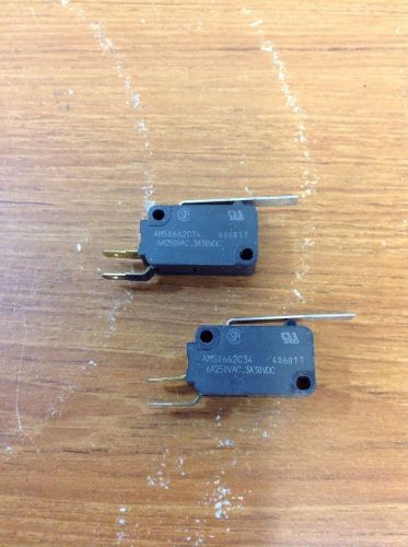 Matsushita micro switches - am500662c34 (40601t) - 6a 250vac, 3a 30vdc for sale