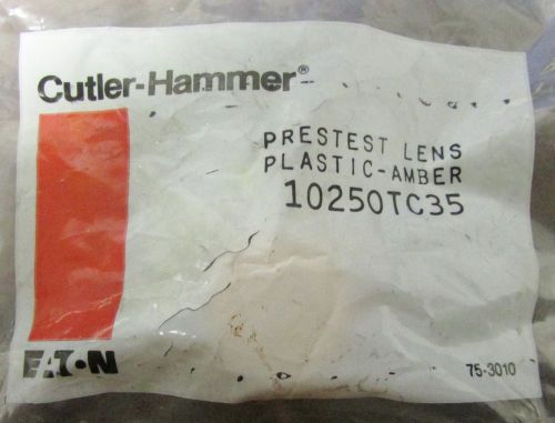 EATON CUTLER HAMMER Amber Plastic Indicating Pilot Light Lens 10250T C35