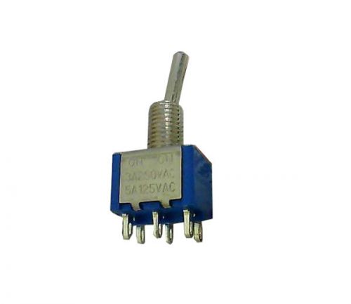 10pcs 6-pin spdt toggle switch 5a 125vac for sale