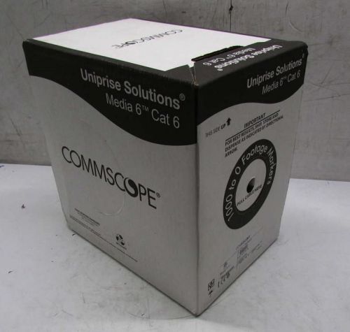 1,000 Ft Commscope Media 6 Cat6 Communications Cable 6504+ Blue CPK