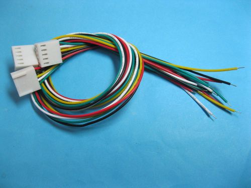 100 pcs 2510 pitch 2.54mm 5 pin female connector with 26awg 300mm leads cable for sale