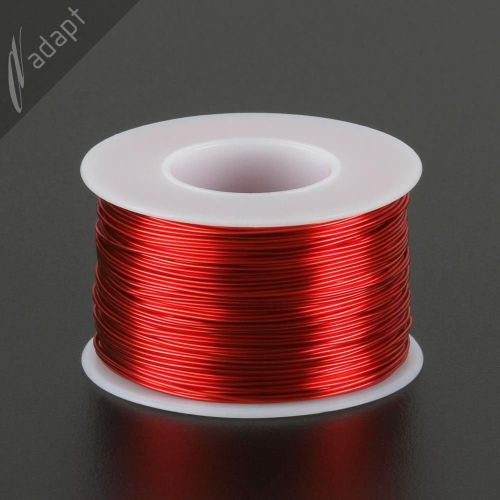 Magnet Wire, Enameled Copper, Red, 22 AWG (gauge), HPN, 155C, ~1/2 lb, 250 ft