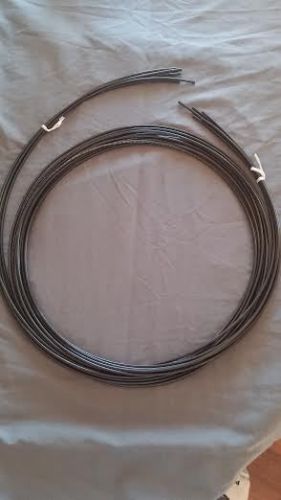 12awg Black THHN wire - 5pcs cut into 10ft lengths - Stripped 1/2&#034; at ends -