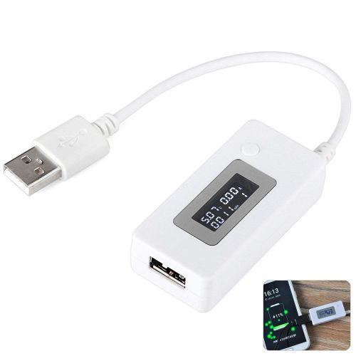New Mini LCD Capacity Power Current Voltage Detector Tester USB Charging Charger
