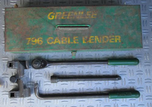 GREENLEE Cable Bender Model 796 with carrying case in very good shape