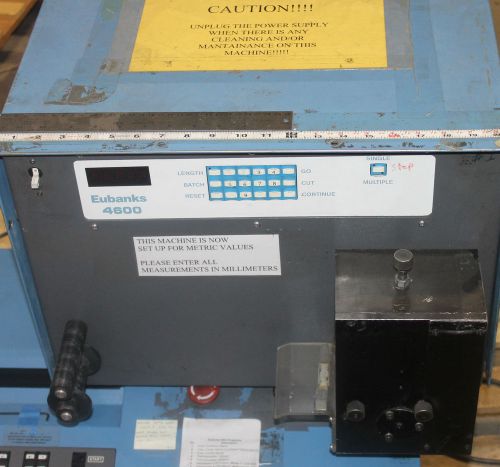 Eubanks 4600 Ribbon Cable Cutter AS IS