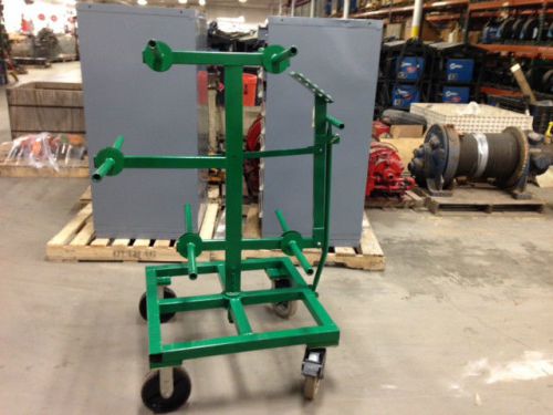 Used Greenlee 910 Wire Dispenser Cart 10 Spindle