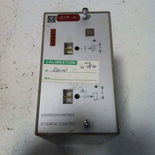 Endress + hauser system coster echo 1/l for sale