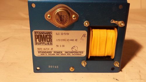 *new* standard power supplies sls 32-5/ov  h 99745 115/230v 47-440 hz for sale